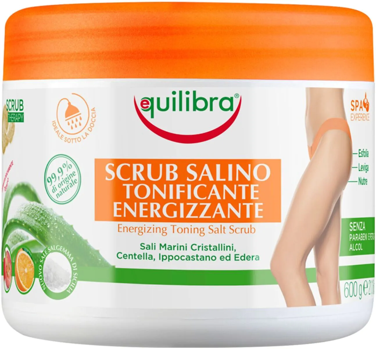 „Equilibra“ tonizuojantis druskos pilingas