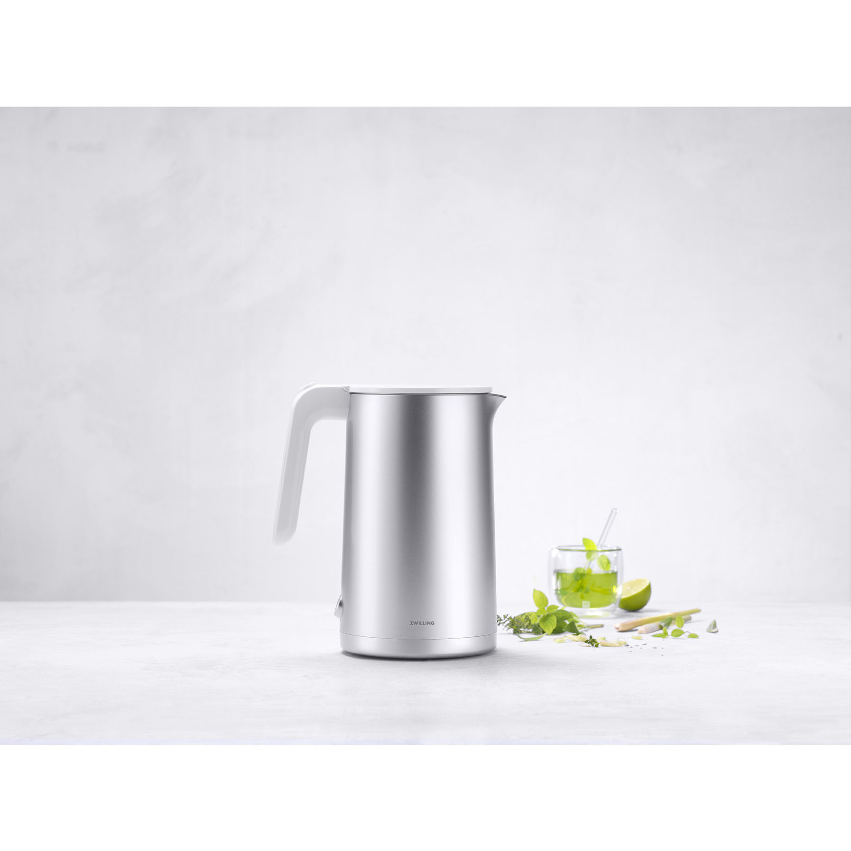 Wasserkocher, 1,5 l, Silber