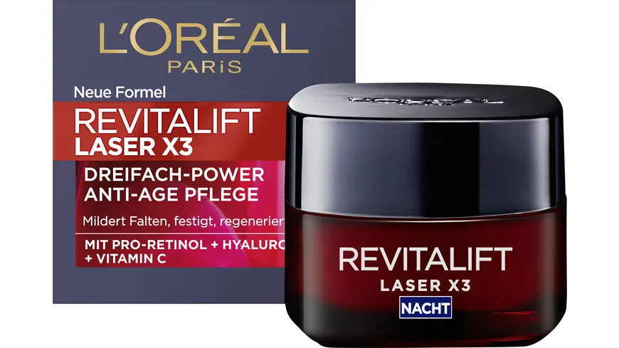 L'Oréal Revitalift Laser X3 Cica Nachtcreme 50 ml