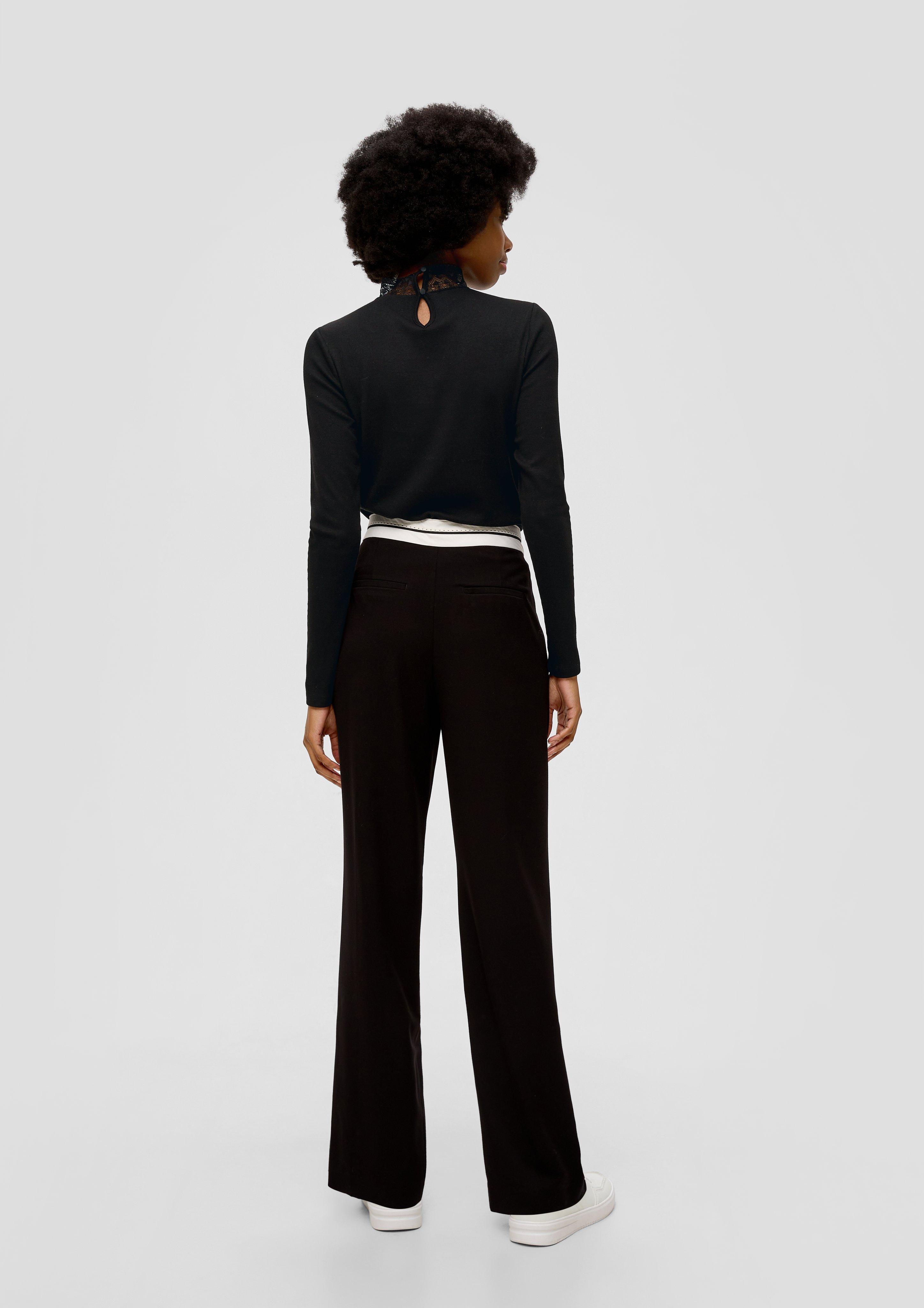 Langarmshirt mit Spitzen-Detail  2141121-9999