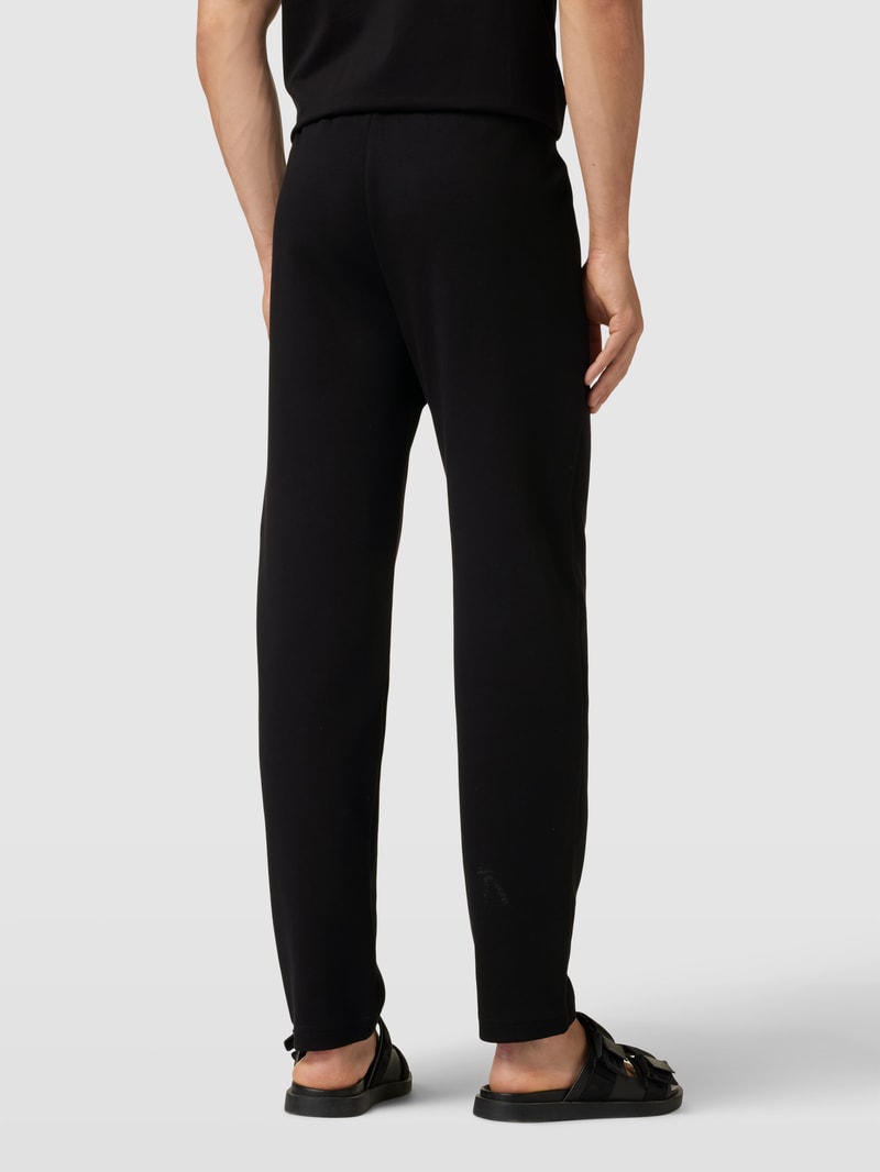 Sweatpants mit Tunnelzug in schwarz