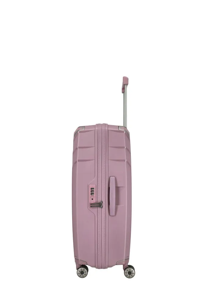 Travelite ELVAA Trolley L mit 4 Rollen - Rosé
