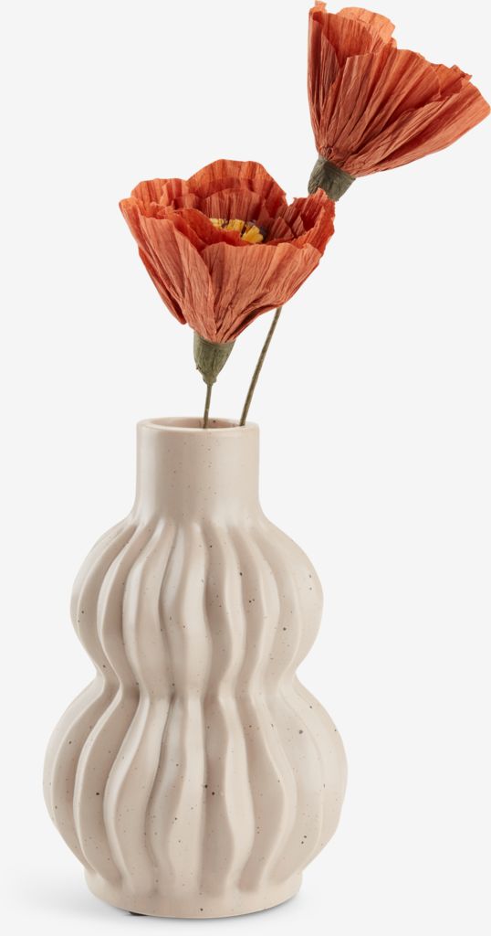 THORE Vaso THORE Ø12xH19cm areia