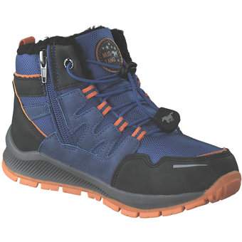 Mustang Schnür Boots in blau