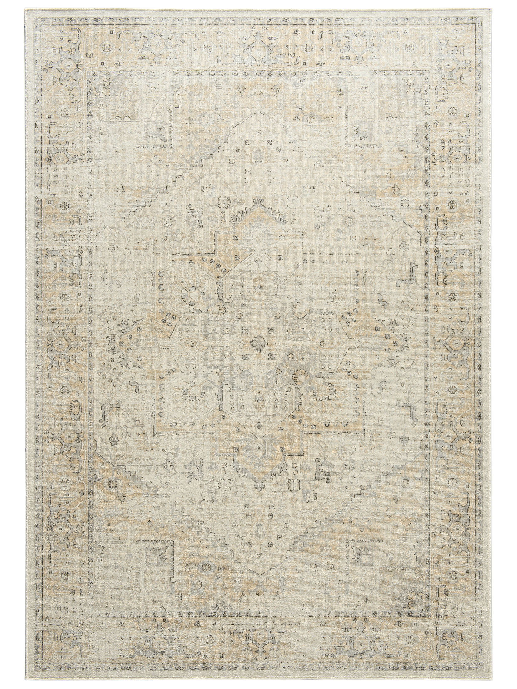 Beshkan Vintage-Teppich, Gold