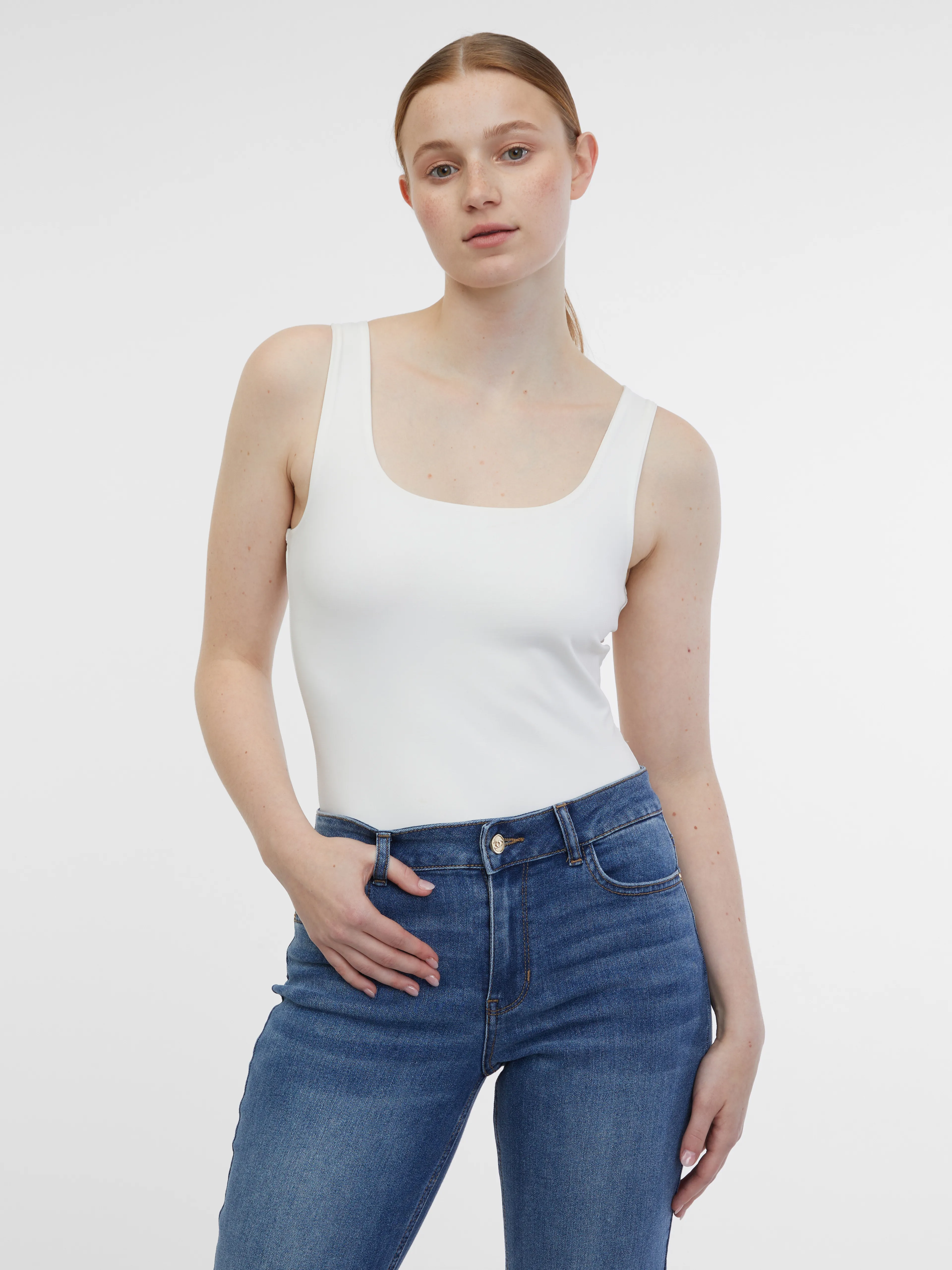 Blaue Straight Jeans Damen ORSAY