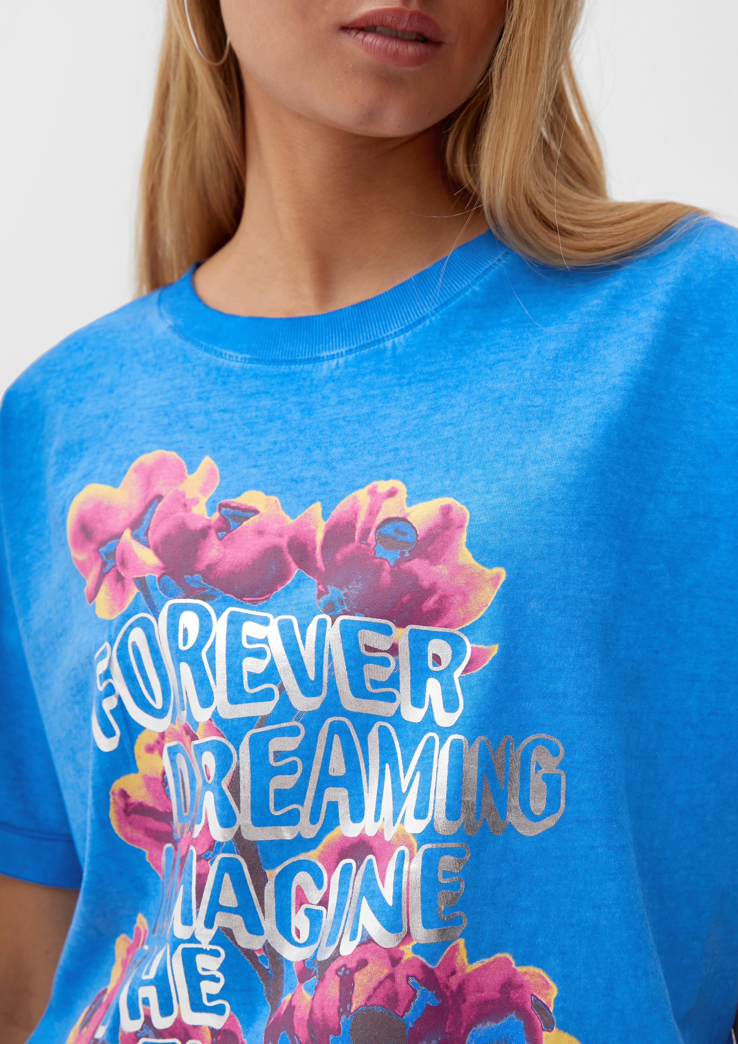 T-Shirt mit Frontprint  2127938-55D0