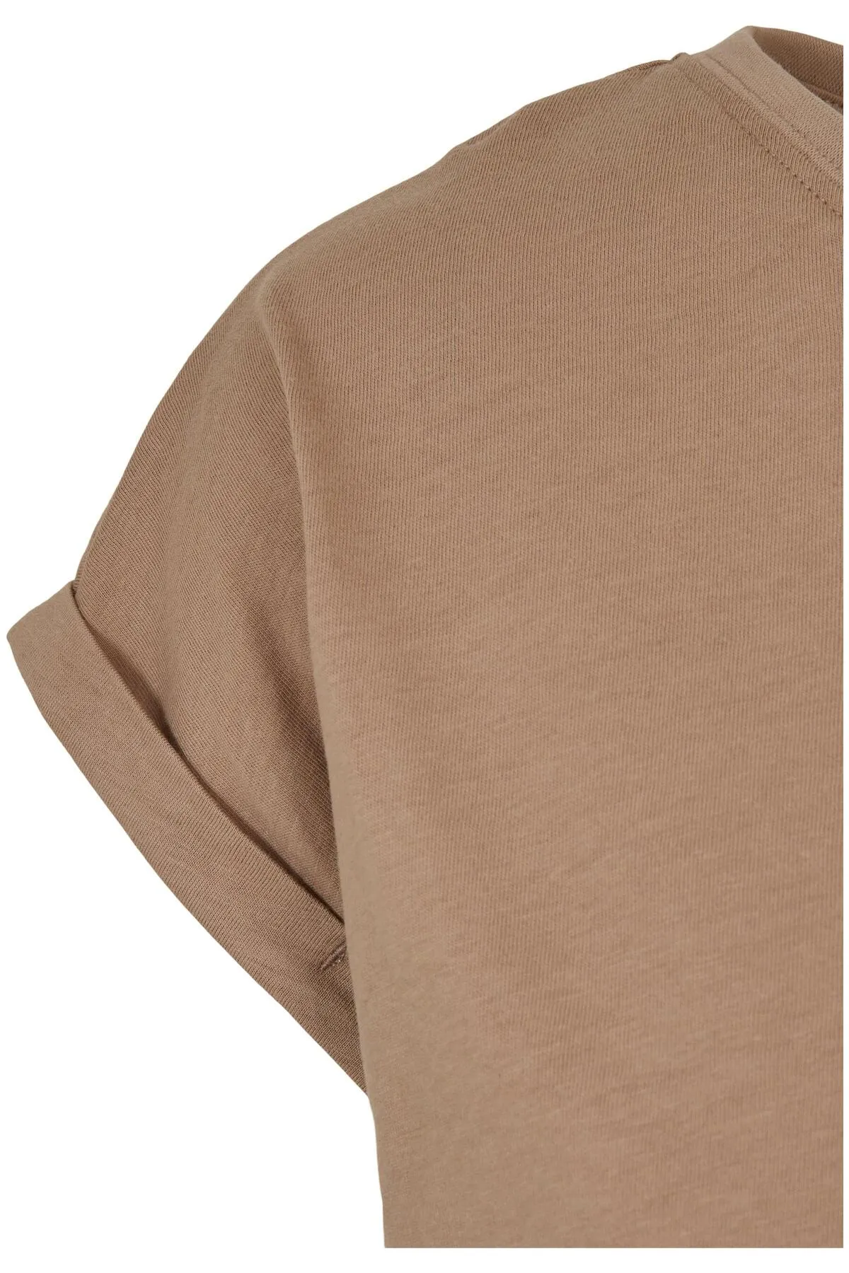 Urban Classics  Damen T-Shirt mit verlängerter Schulterpartie für Damen