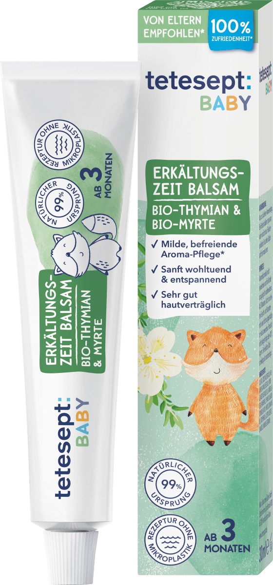 Baby Erkältungszeit Balsam mit Thymian & Myrte, 30 ml