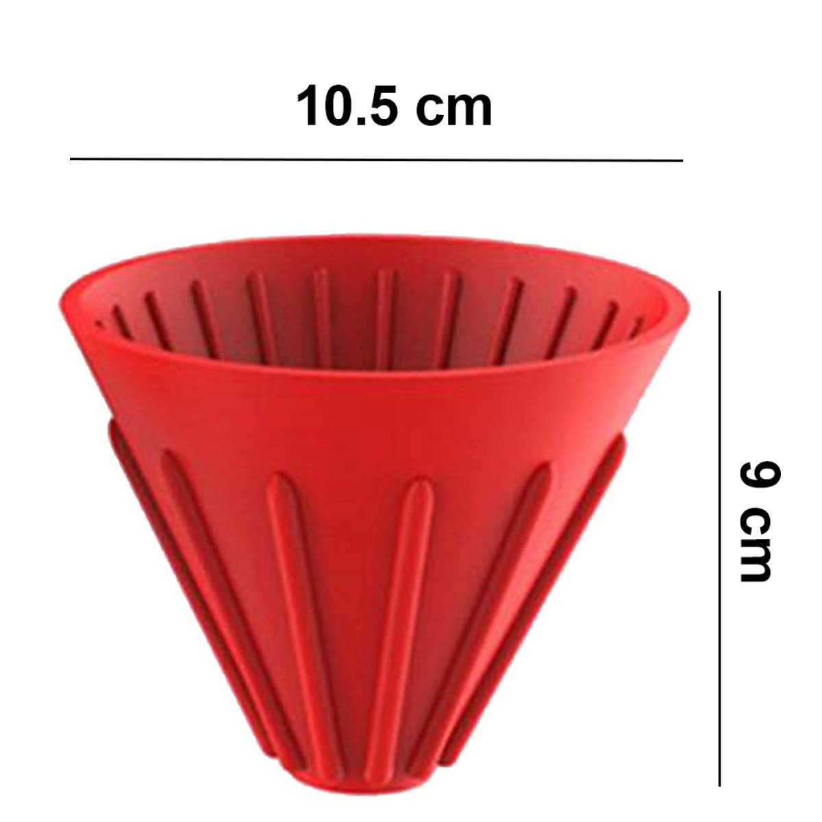 Rwoythk Kaffeebereiter Silikon-Kaffeefilter, Hand-Kaffeetrichter, Pour Over Coffee Brewer