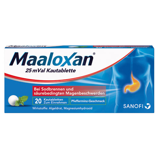 MAALOXAN 25 mVal Kautabletten  20 St  Kautabletten