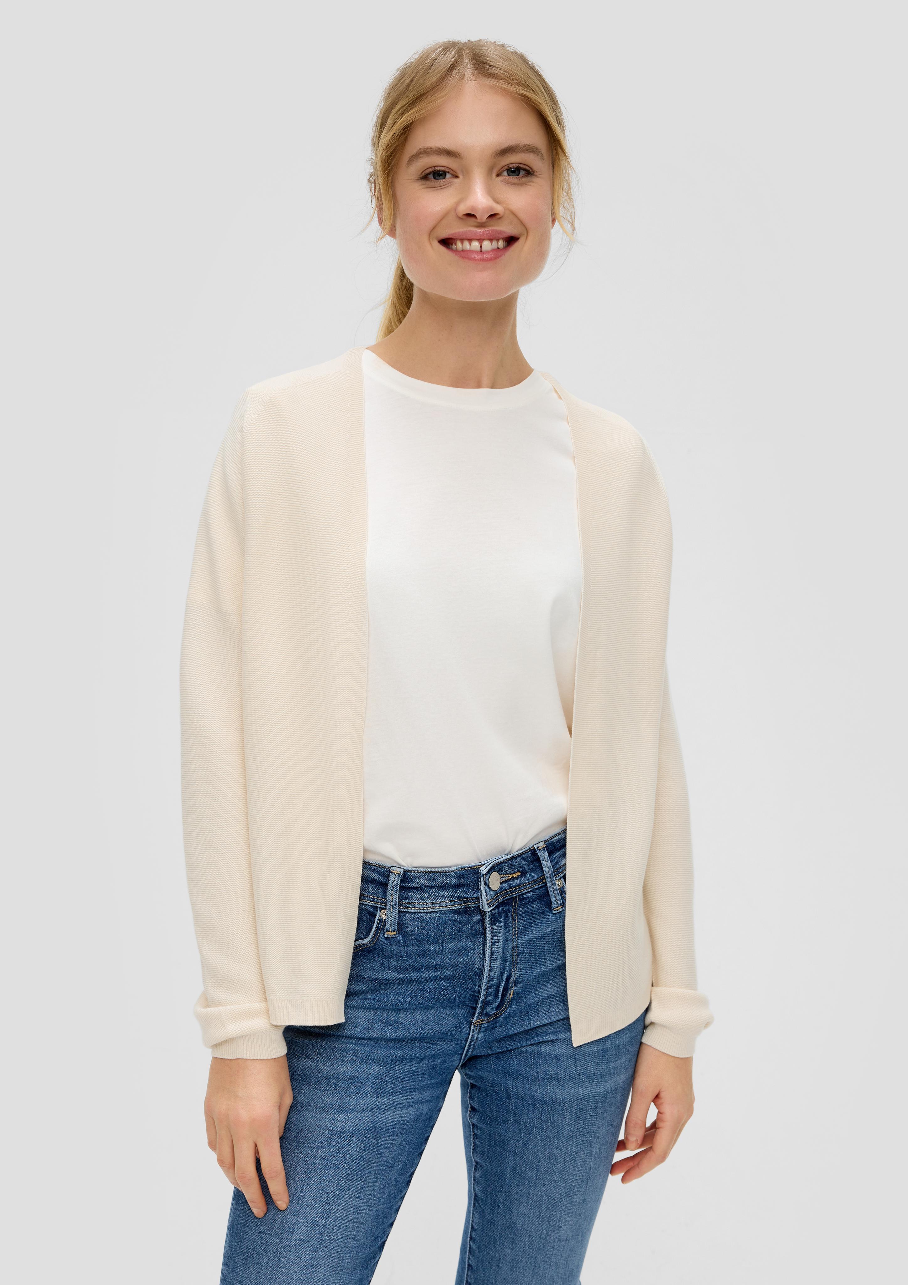 Feinstrickjacke aus Viskosemix  2144138-8105