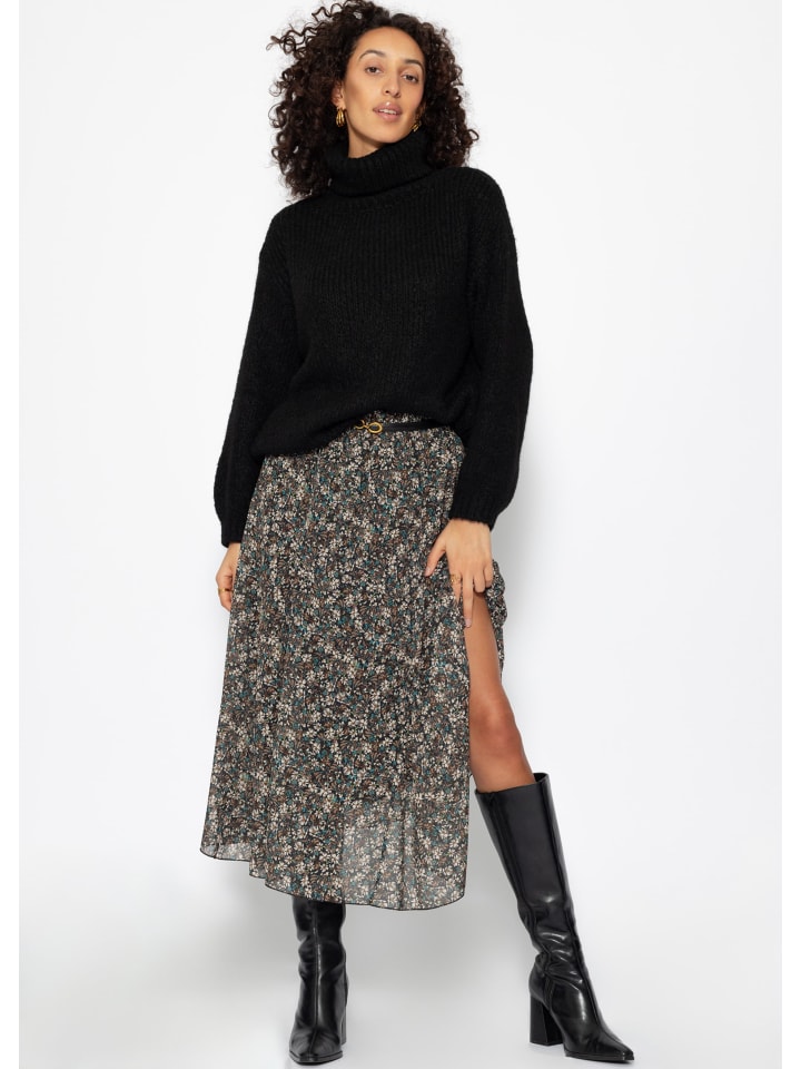 SASSYCLASSY Chiffon Rock in Braun günstig kaufen