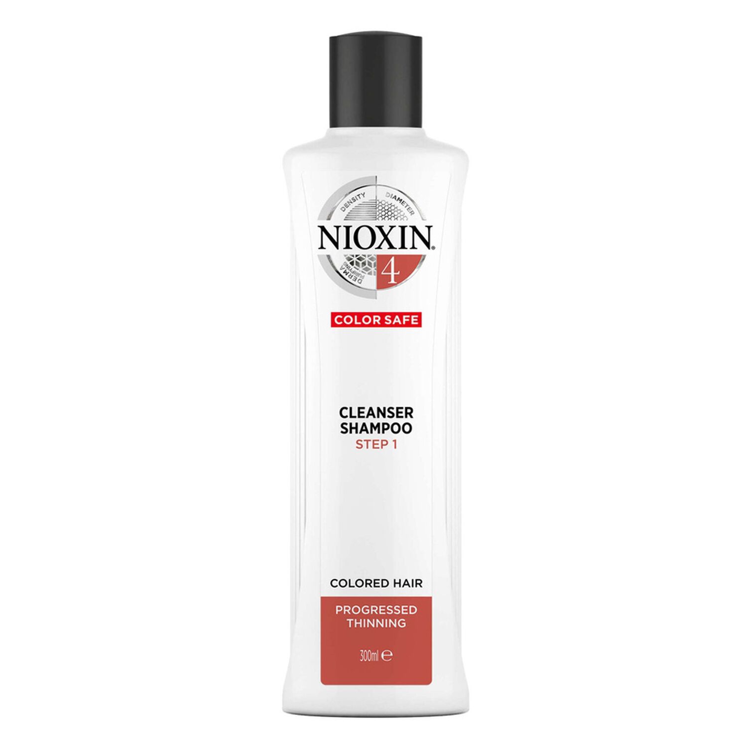 Nioxin Nioxin System 4 Shampoing Chute Avancée - Cheveux Colorés et très Fins 300 ml