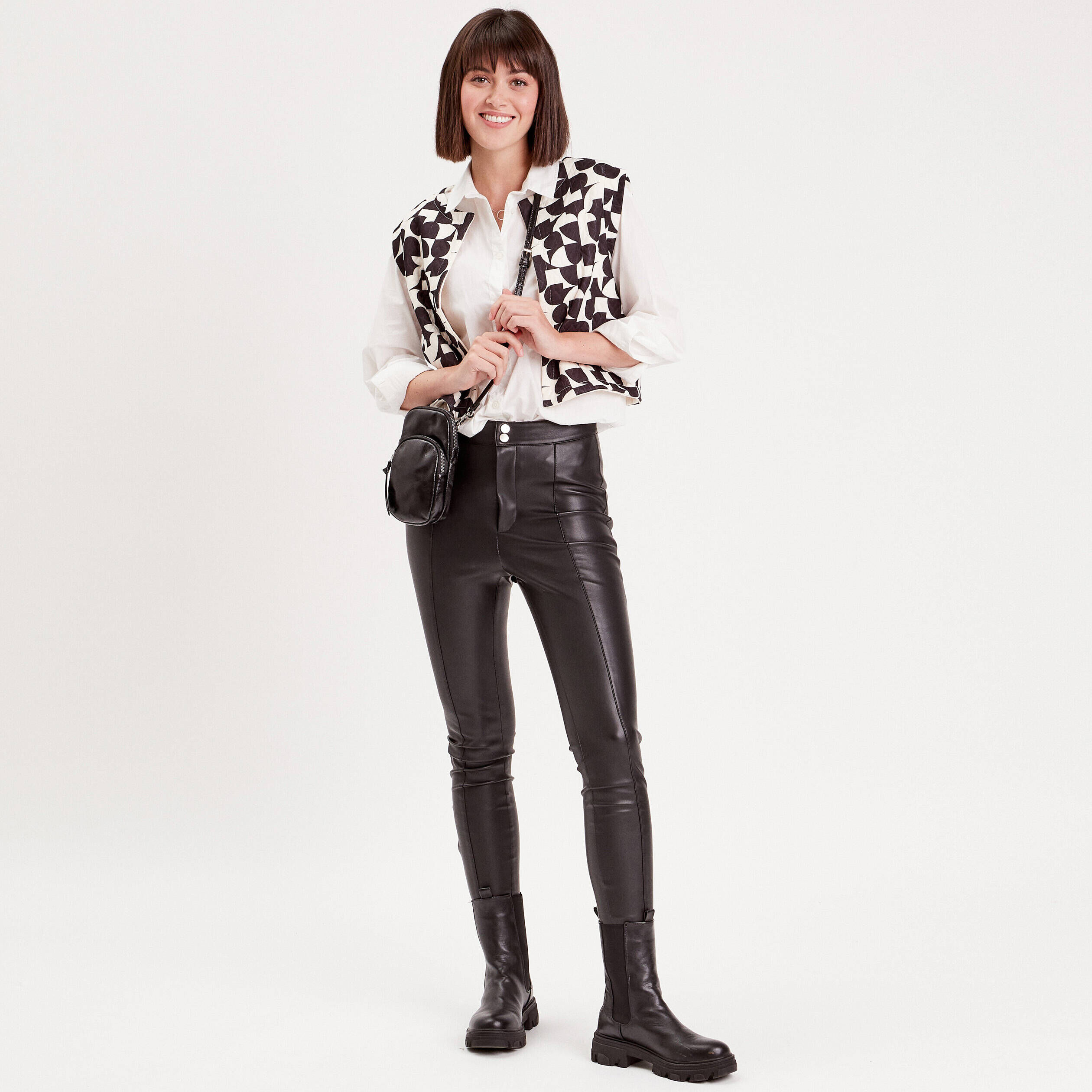 Veste sans manches matelassée ecru femme | Cache Cache