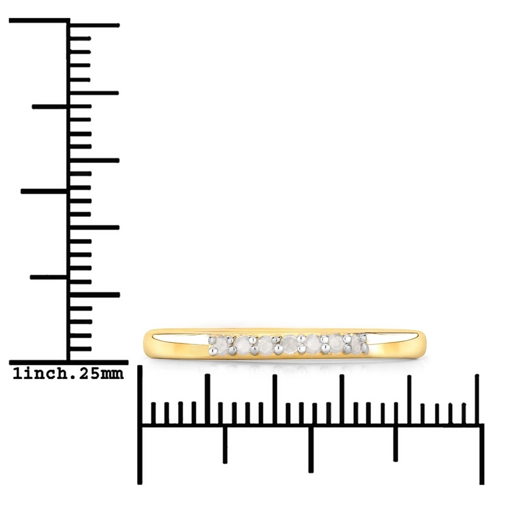 Rafaela Donata Bague Argent sterling Diamant en Or jaune Bague
