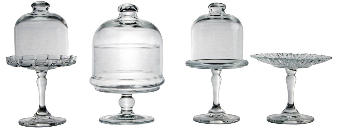 CreaTable MINI PATISSERIE Tortenplatten Set 4-tlg.