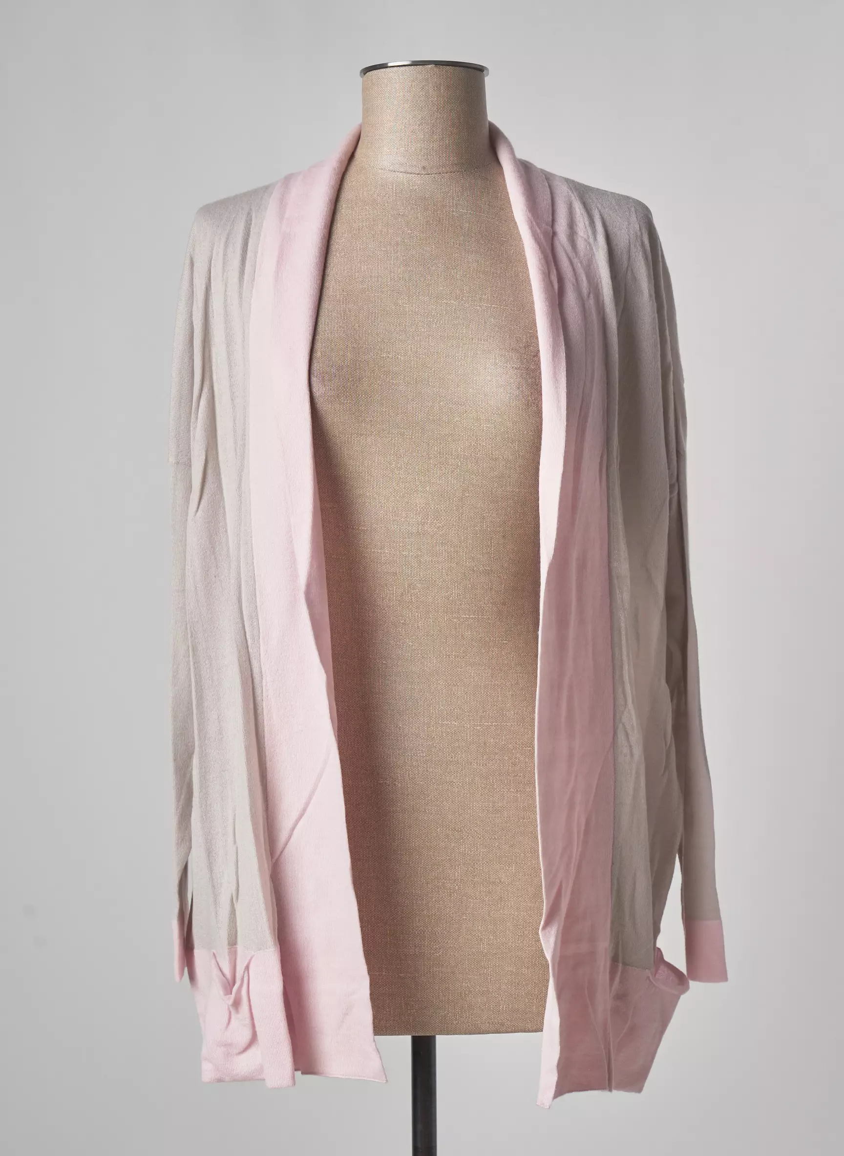 Poles Cardigans Femme couleur rose