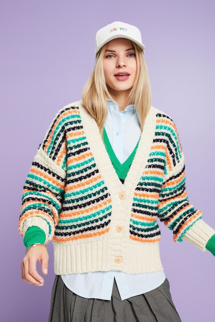 Cardigan aus Baumwolle und Wolle