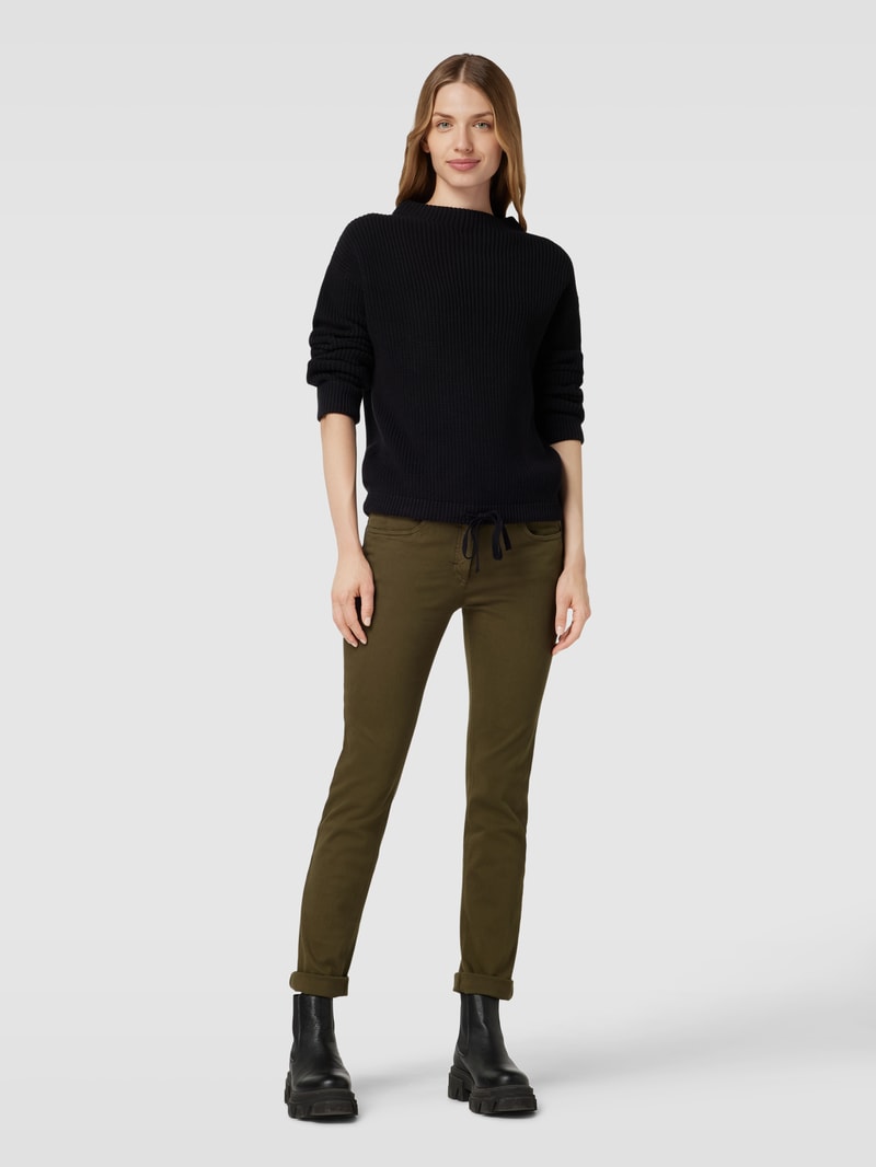 Slim Fit Jeans mit Stretch-Anteil Modell 'TWIGY' in olivgrün