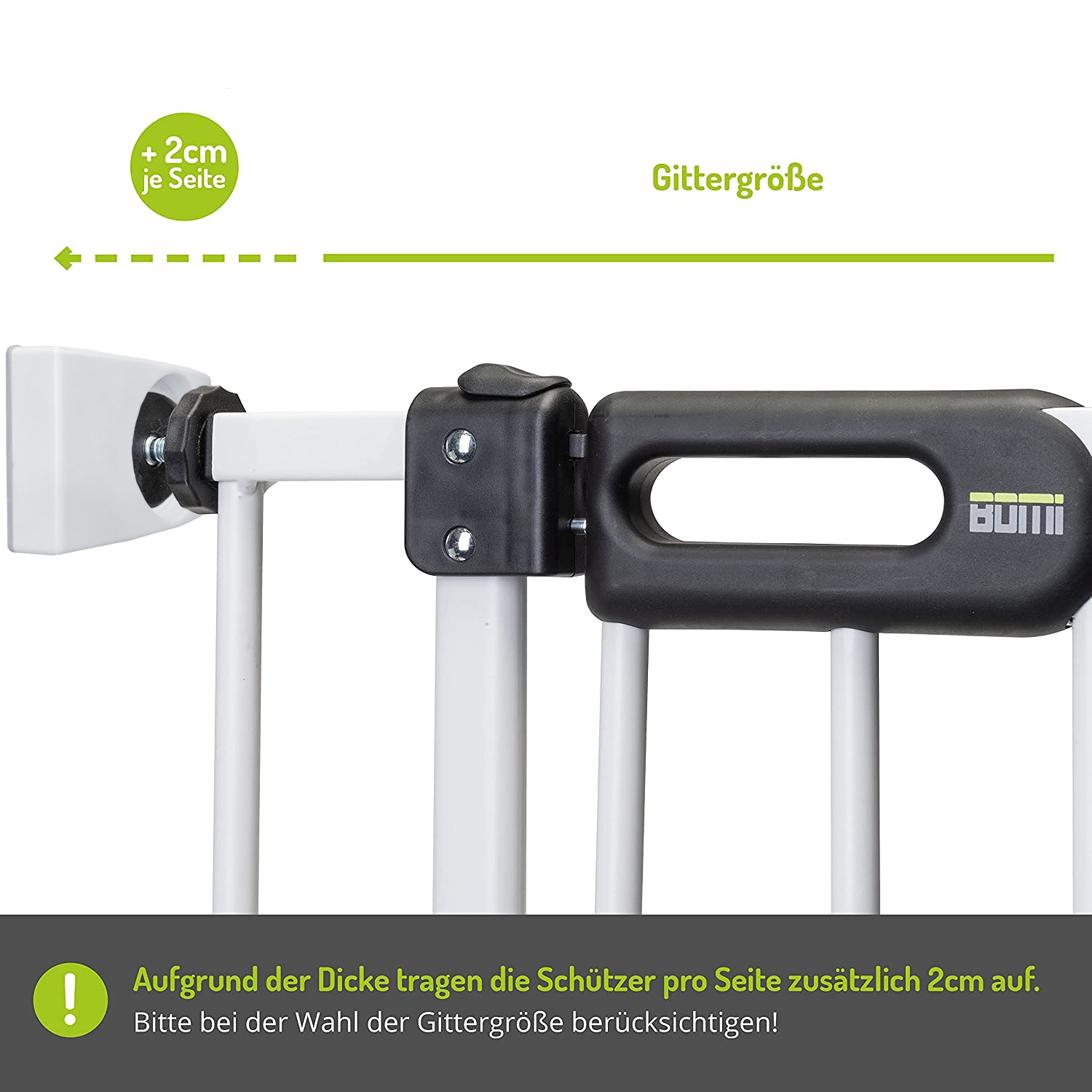 bomi Türschutzgitter & Hundeklappen bomi Zubehör Schutzgitter 4er Set Wandschützer