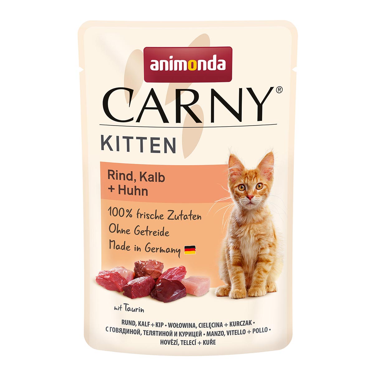 animonda Carny Kitten Rind, Kalb + Huhn kaufen bei ZooRoyal