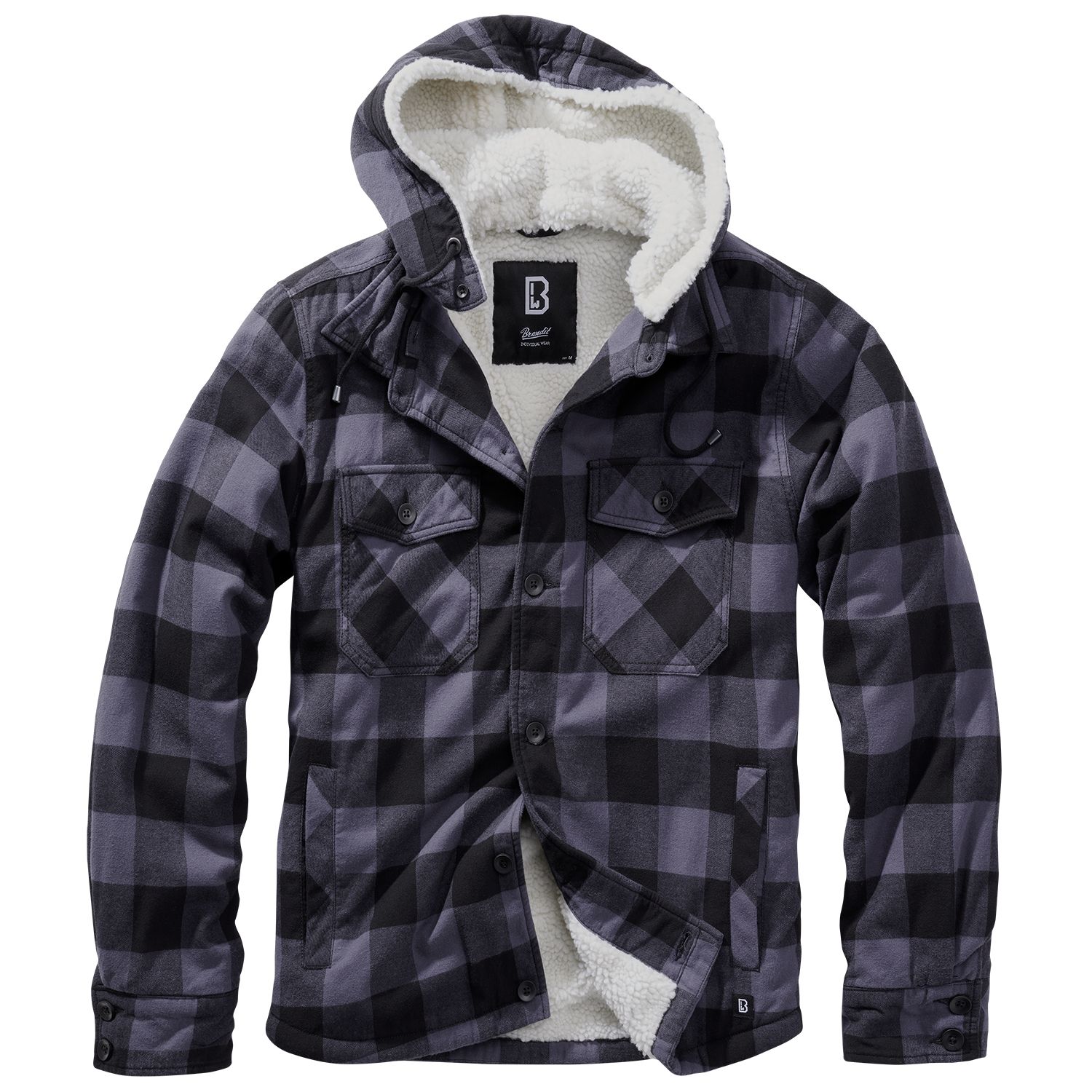 Hooded Lumberjacket mit Teddyfutter