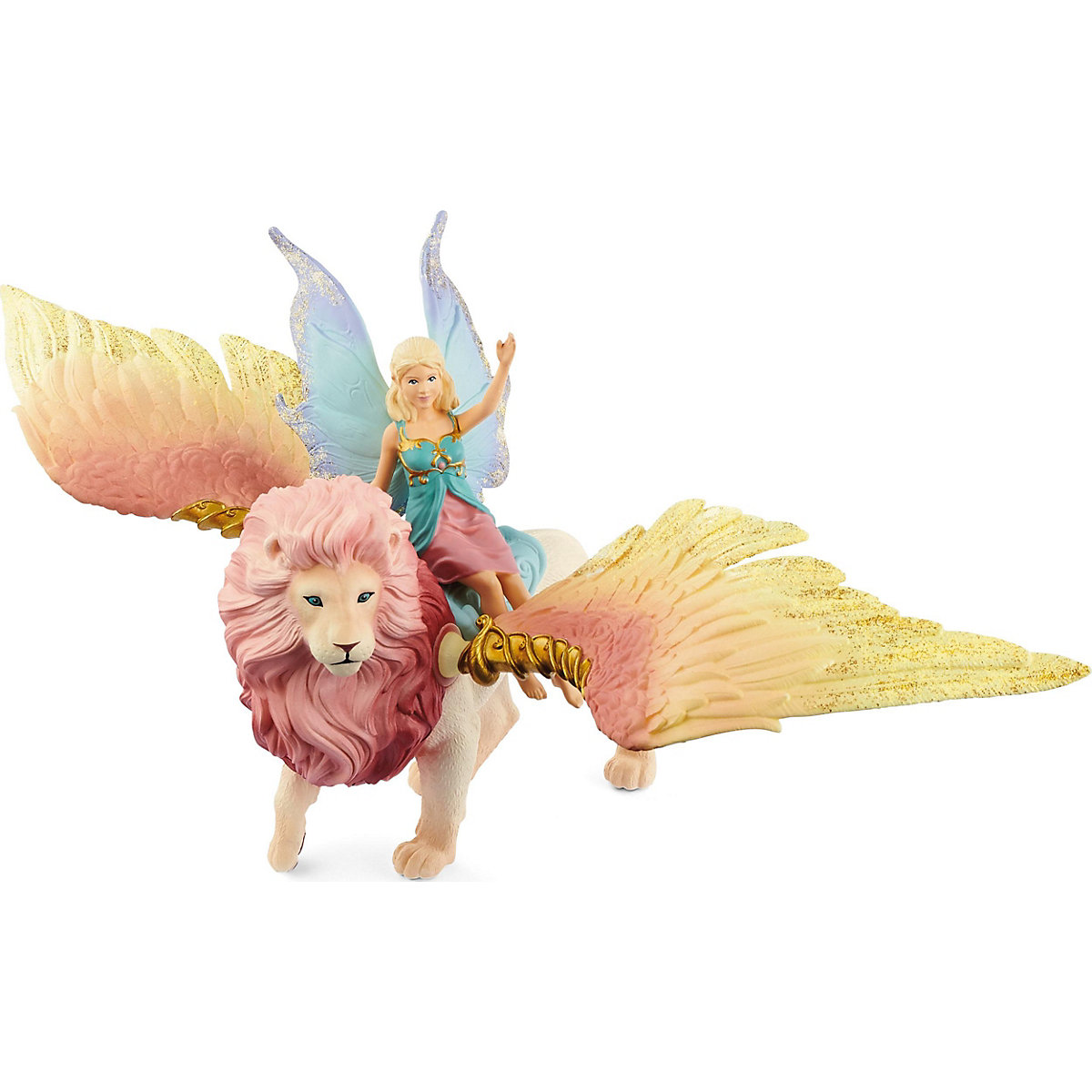 Schleich bayala 70714 Elfe auf geflügeltem Löwe