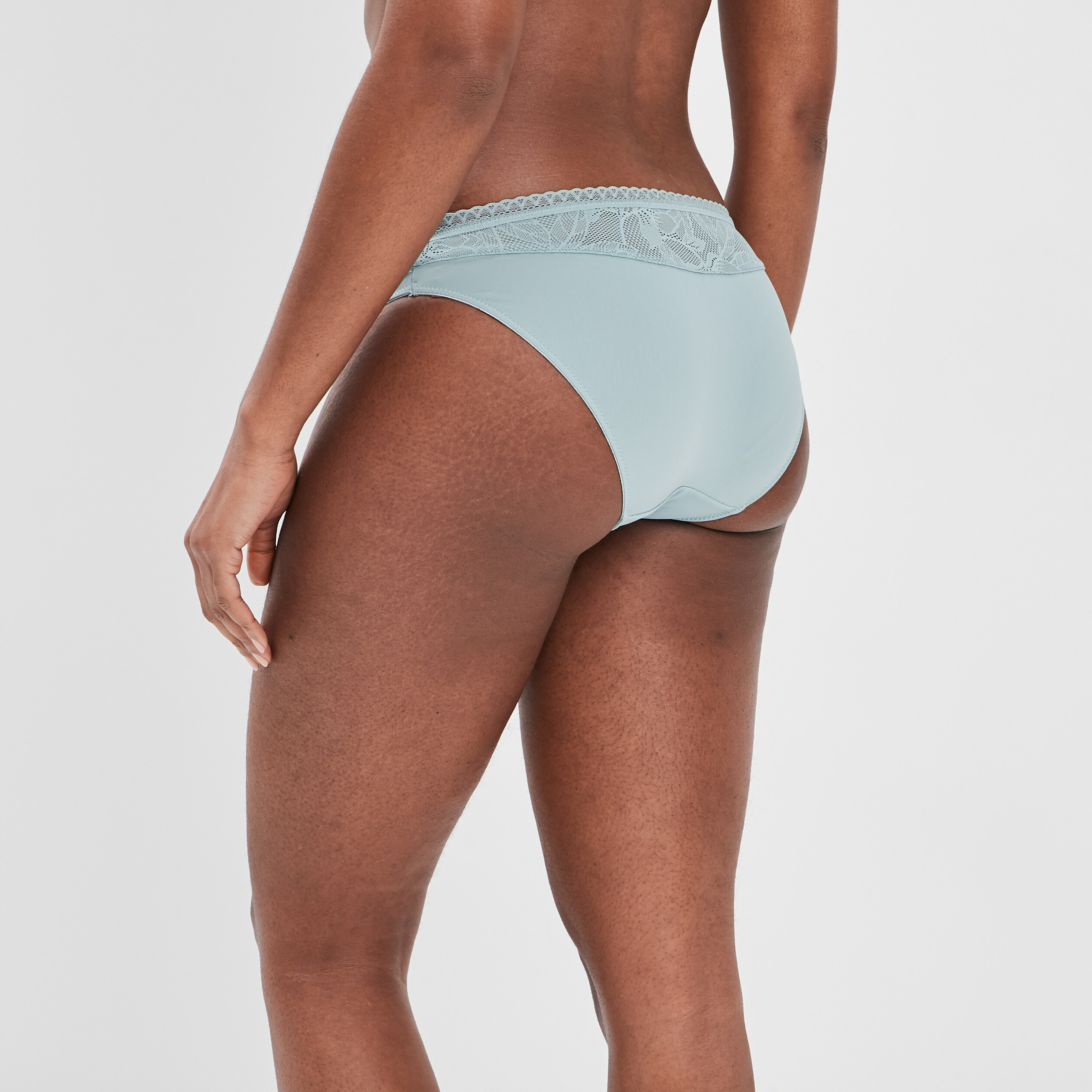 Culotte avec dentelle vert pastel femme | La Halle