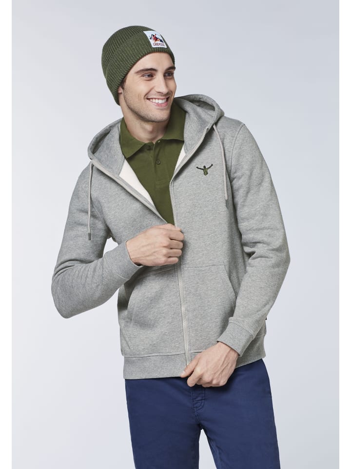 Chiemsee Sweatjacke in Grau günstig kaufen S