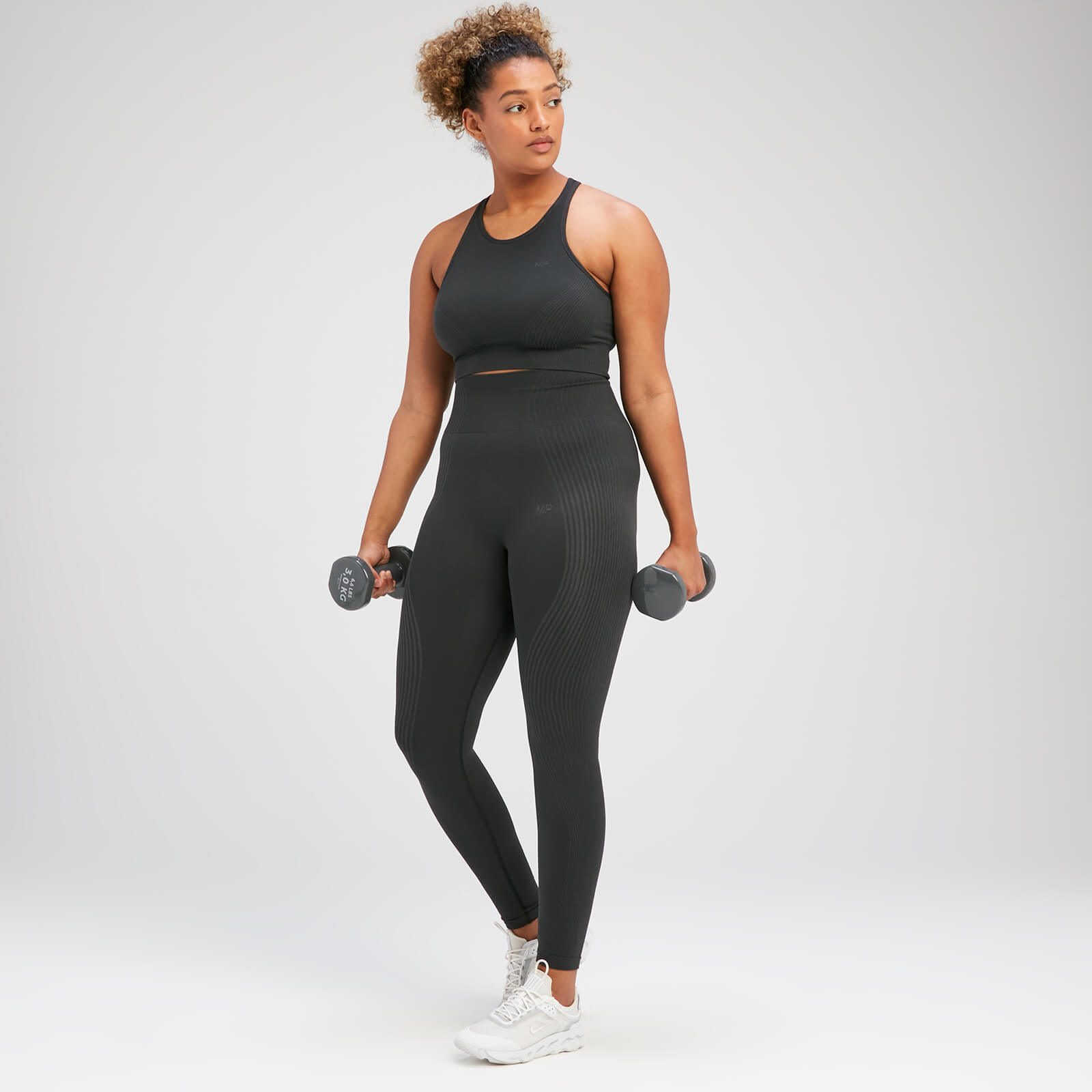 Legging sans coutures MP Tempo Illusion pour femmes – Noir