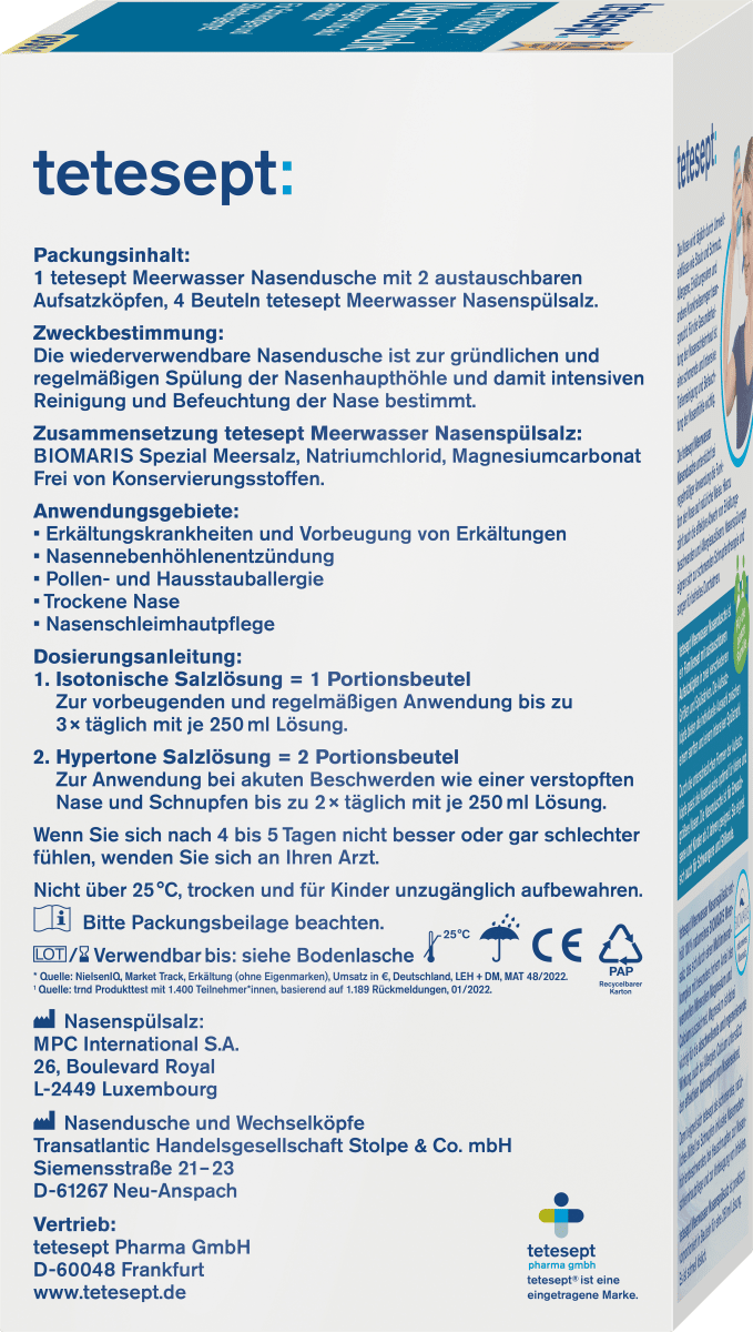 Nasendusche Meerwasser, 1 St