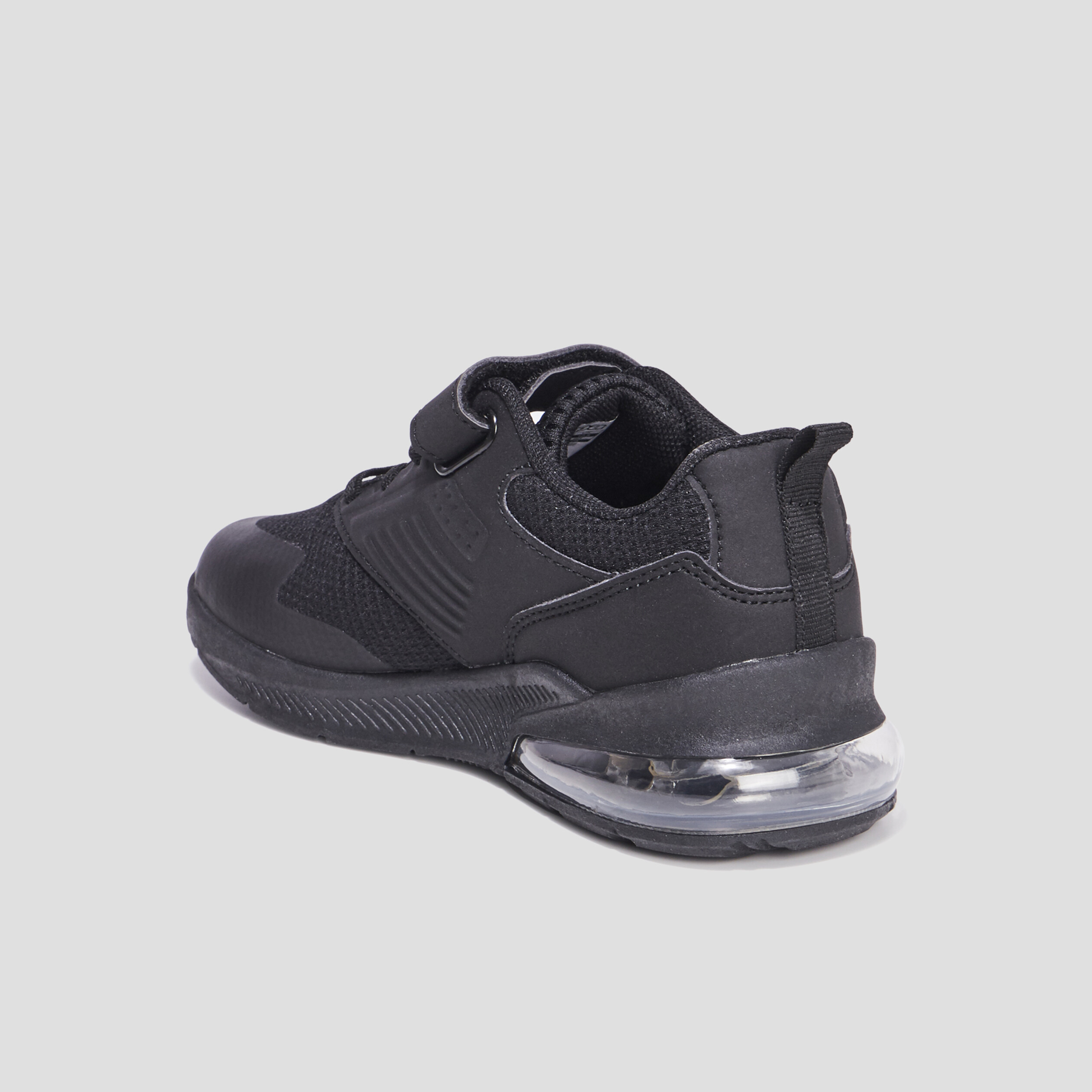 Baskets running à scratchs Kappa Myagi noir garçon | La Halle