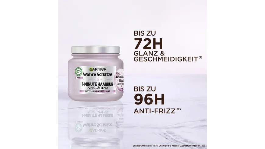 Garnier Wahre Schätze Haarkur 1-Minute Reiswasser Ritual & Stärke 340 ml