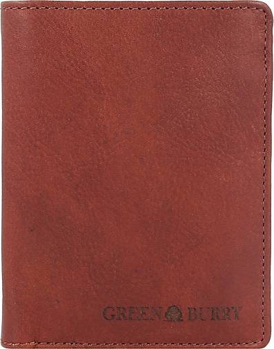 Greenburry Vintage Washed Geldbörse Leder 10 cm