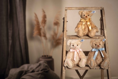 Jubiläumsteddybär, 27 cm, beige