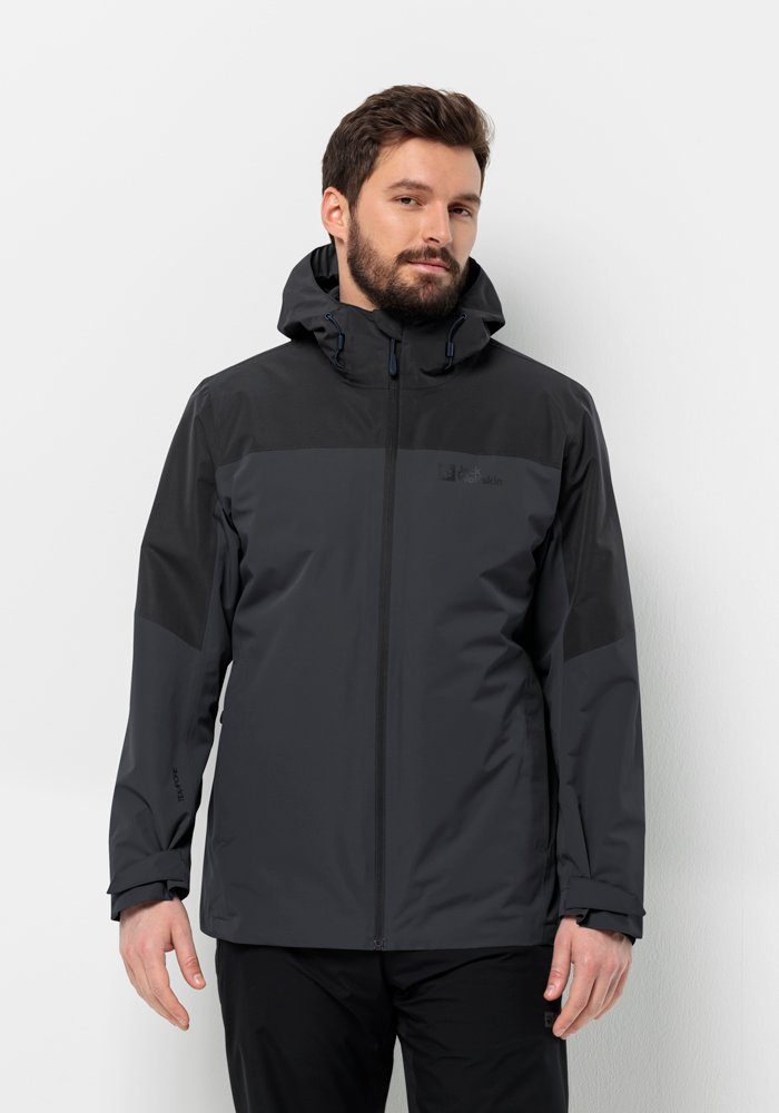 Jack Wolfskin 3-in-1-Funktionsjacke GLAABACH 3IN1 JKT M (2 teilig)