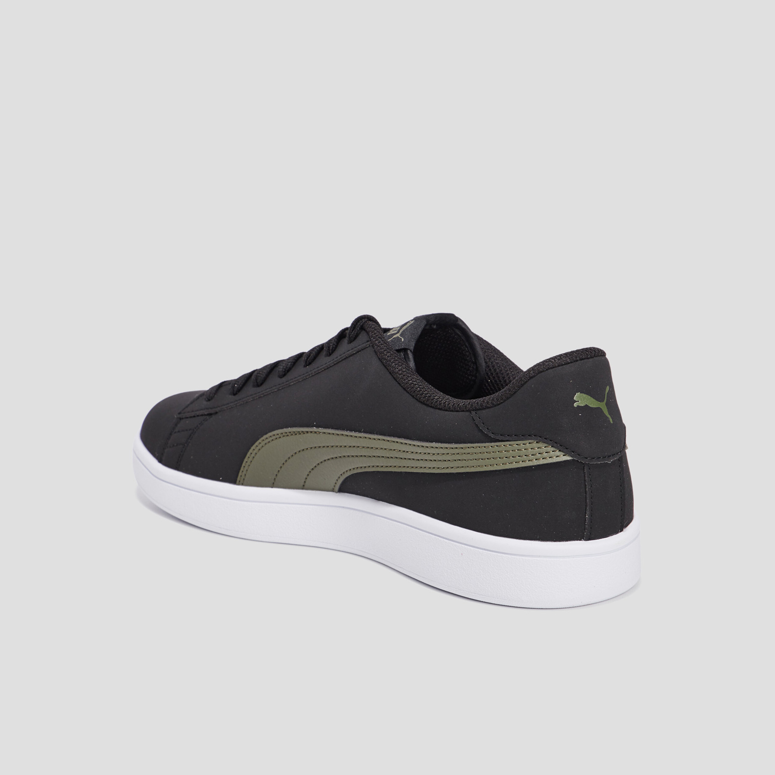 Tennis à lacets Puma Smash noir homme | La Halle