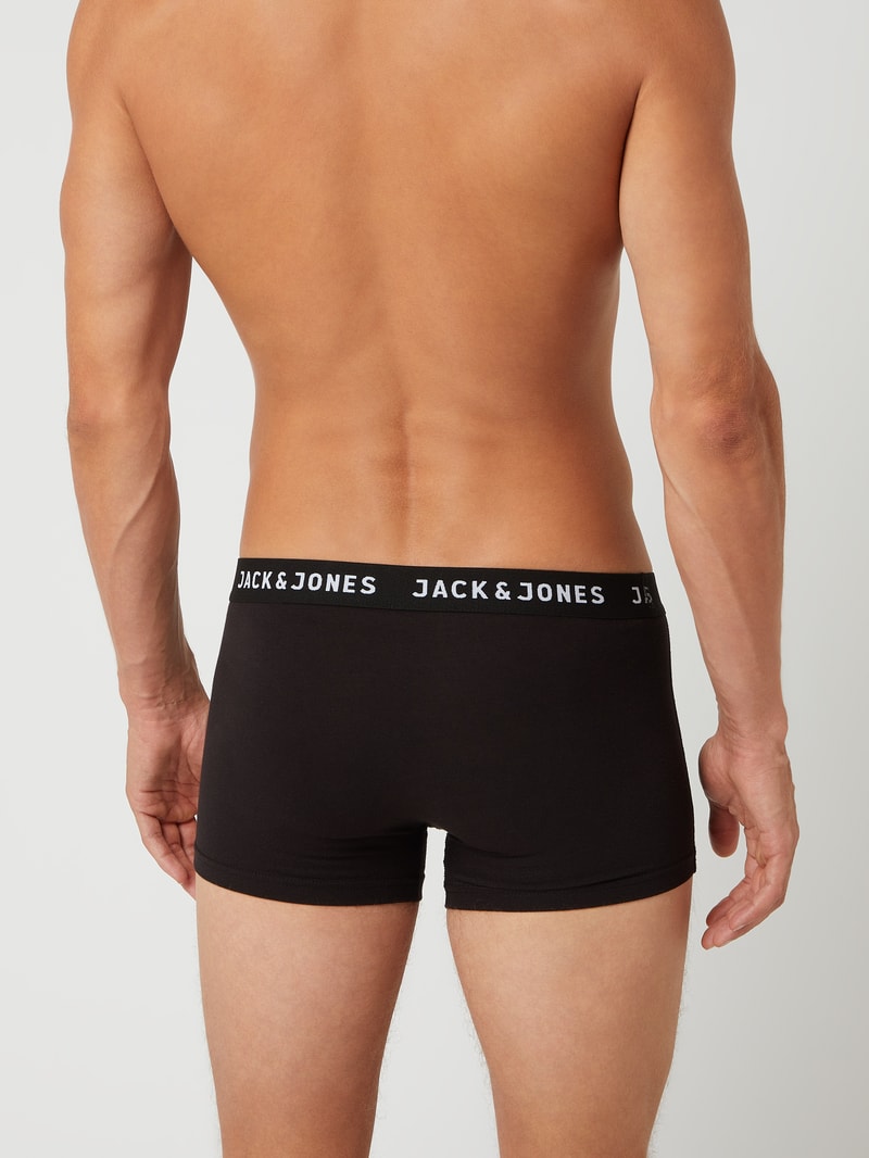 Trunks mit Stretch-Anteil im 7er-Pack in schwarz