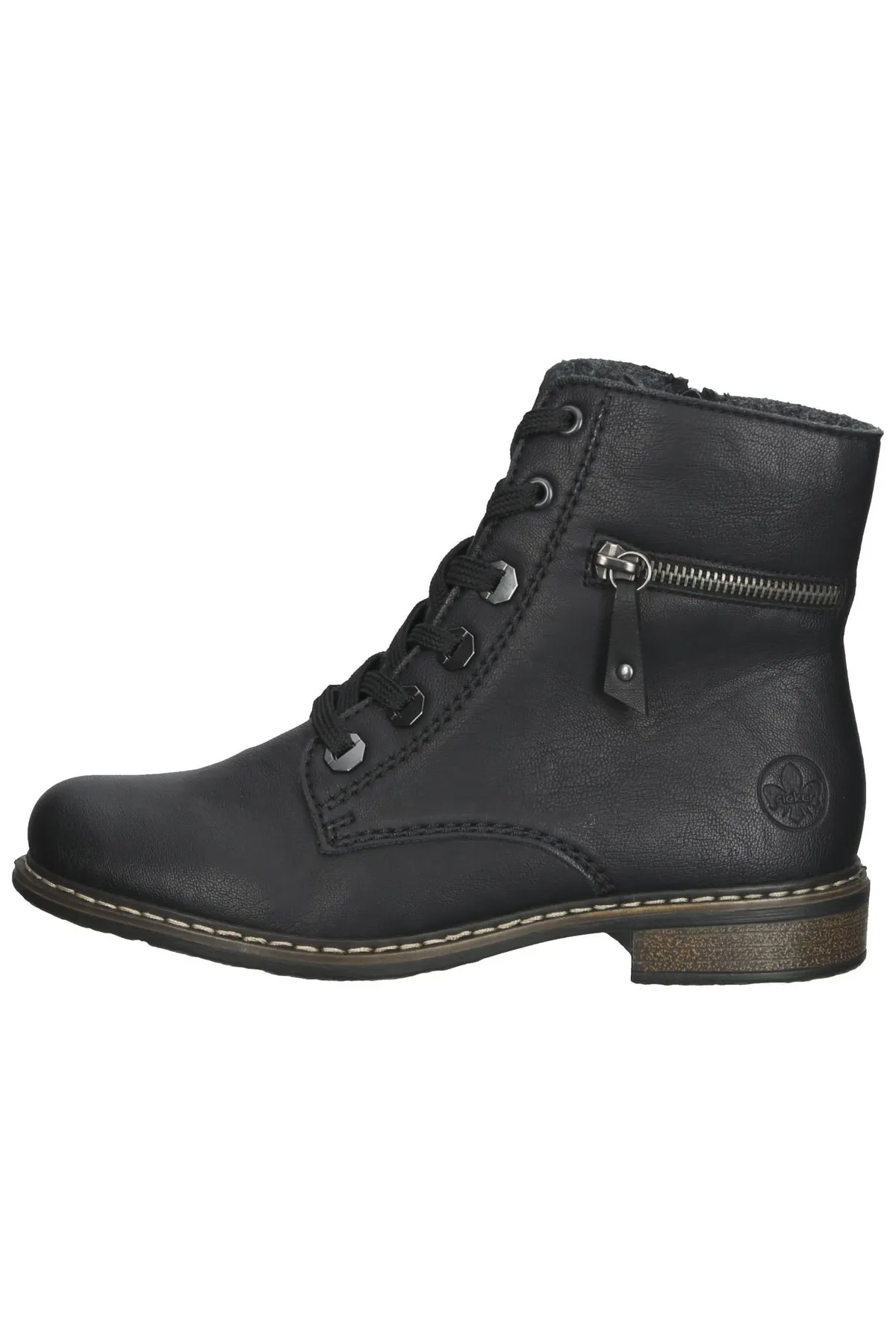 Rieker  Stiefelette - Schwarz - Blockabsatz