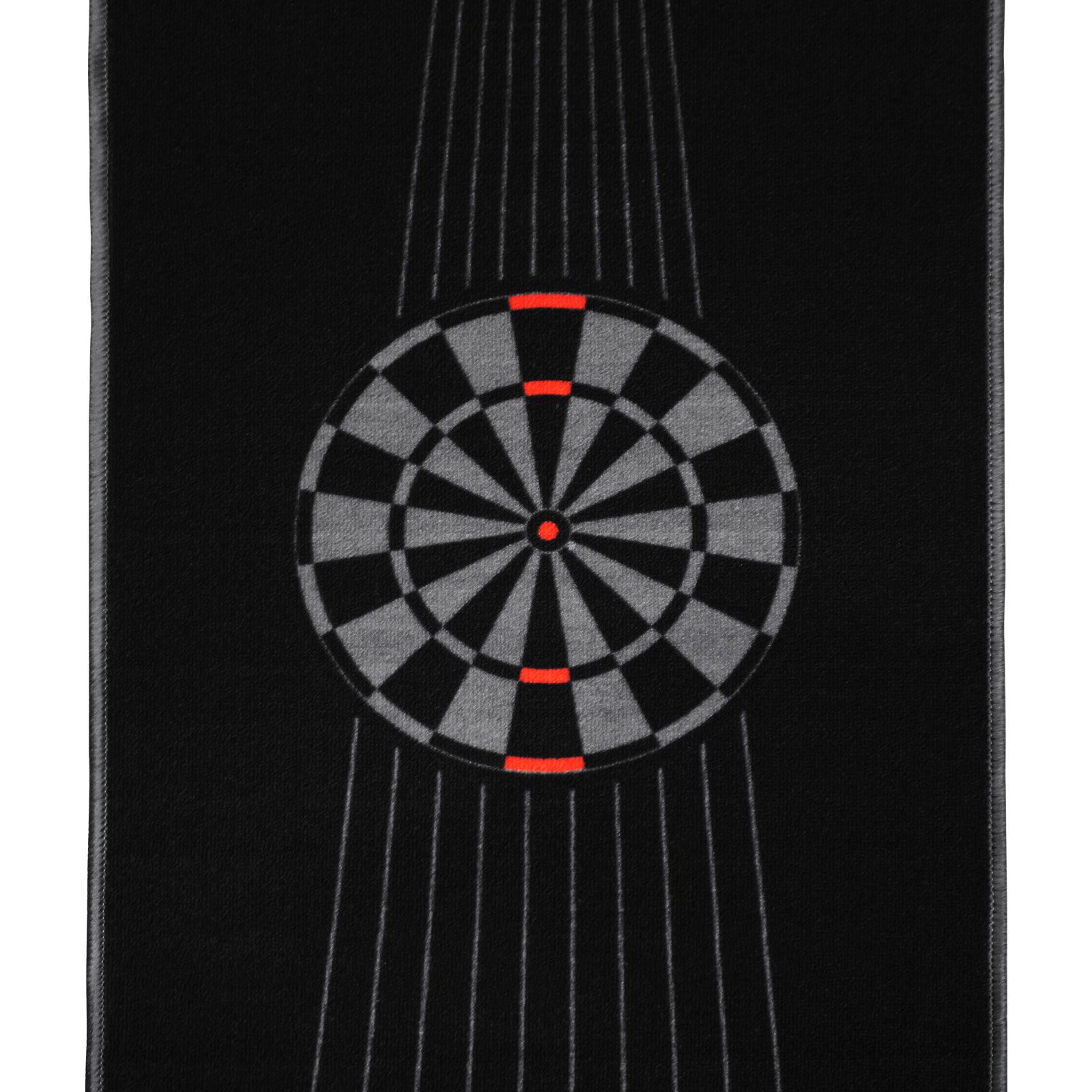 XQMAX Dartmatte Dartteppich 237x60cm Motivwahl Turnier-Dartmatte, Rutschfest Turnierabstand Turniermatte Steeldart Teppich Darts