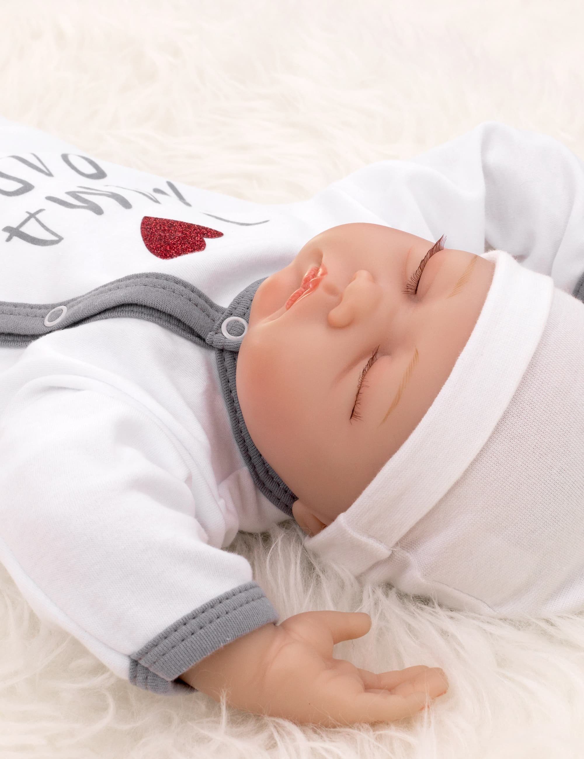 Baby Sweets Strampler Strampler, Schlafanzug I love Mama & Papa (1-tlg)
