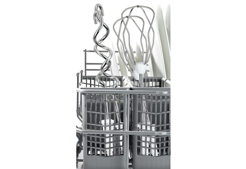 BOSCH Handmixer ErgoMixx MFQ36400, 450 W, 5 Stufen plus Turbostufe, 2 Turbobesen, 2 Edelstahl-Knethaken, weiß