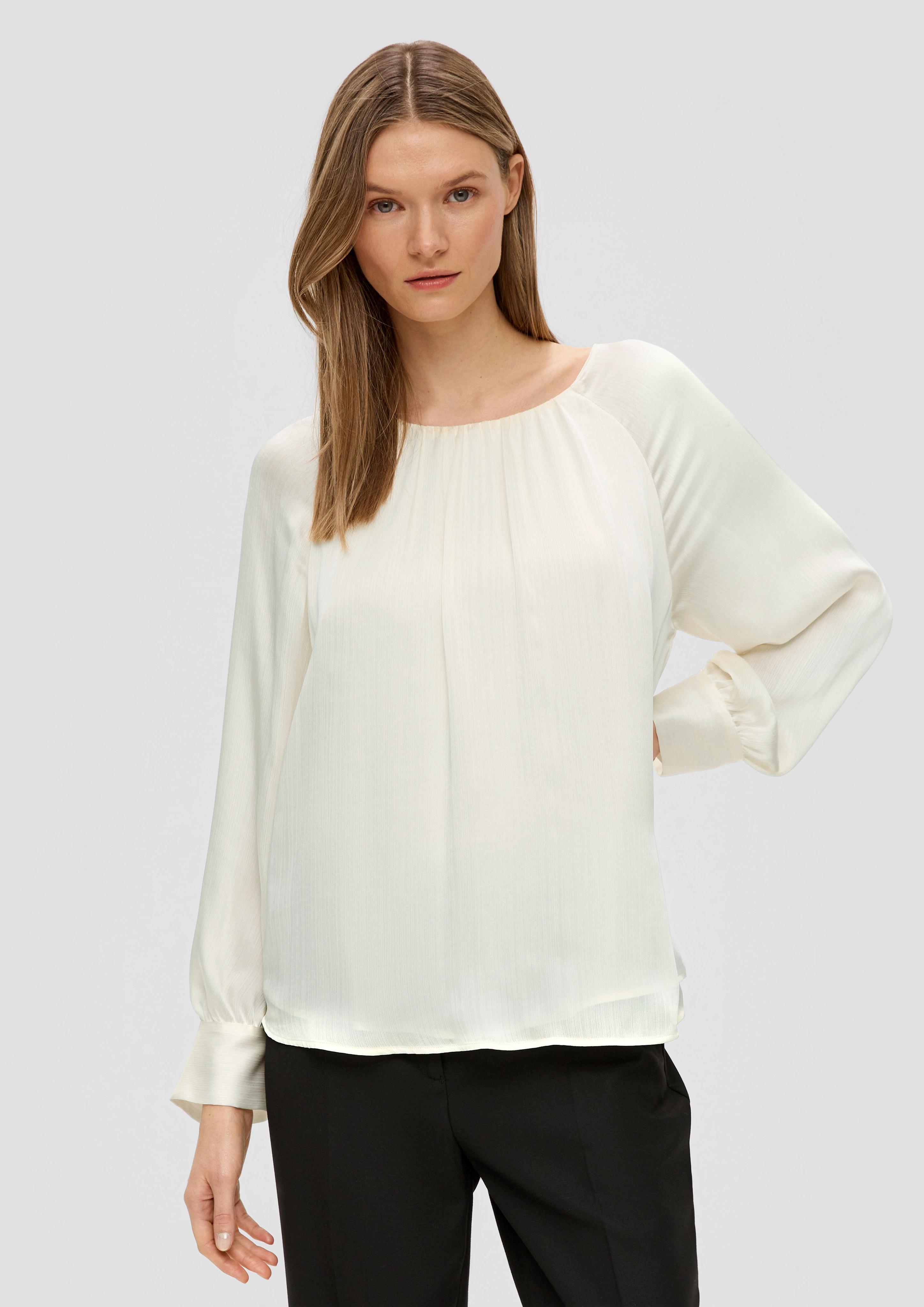 Langarmbluse aus Chiffon  2139044-0700