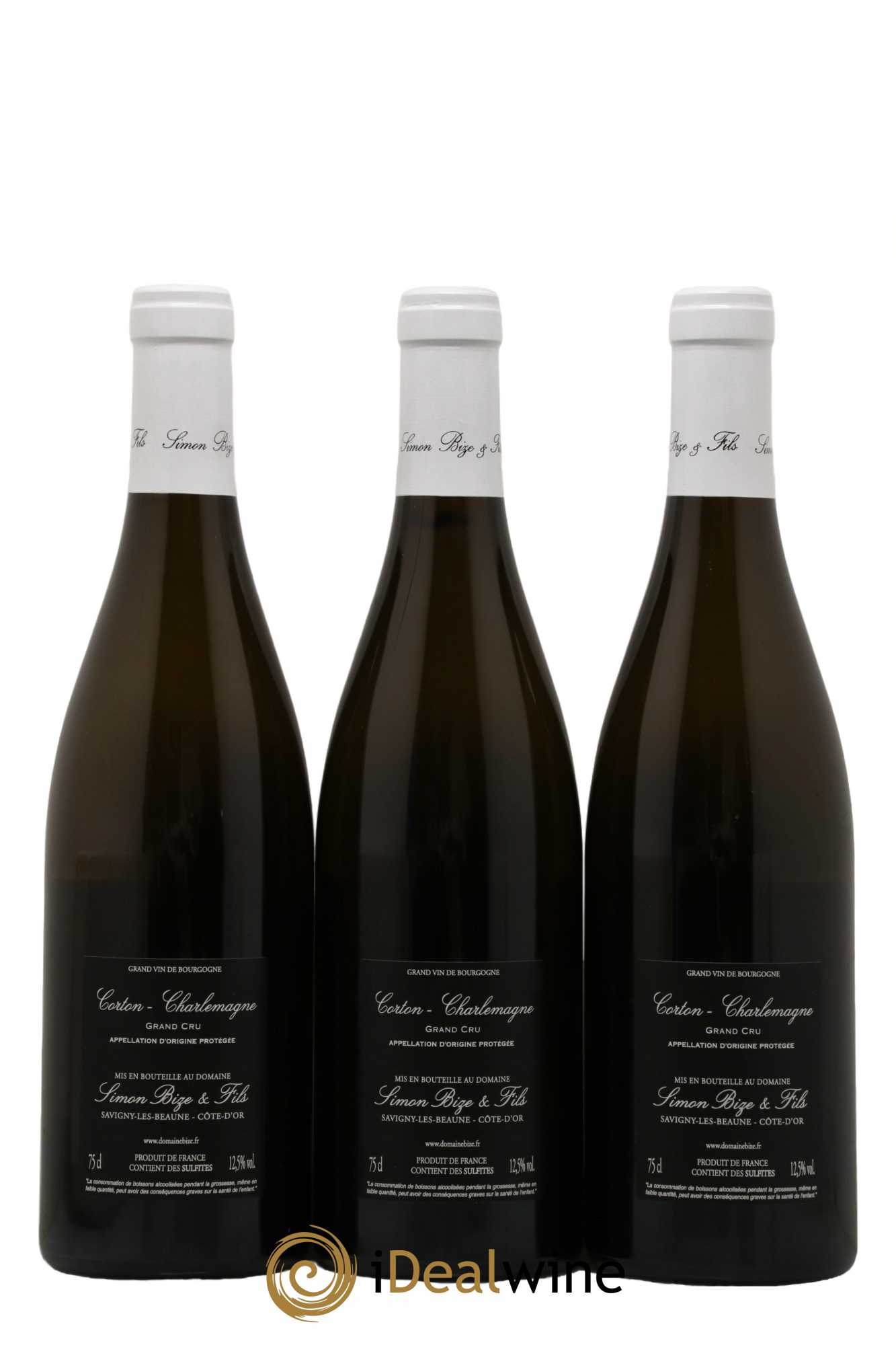 Corton-Charlemagne Grand Cru Simon Bize & Fils  2021 - Lot de 3 Bouteilles
