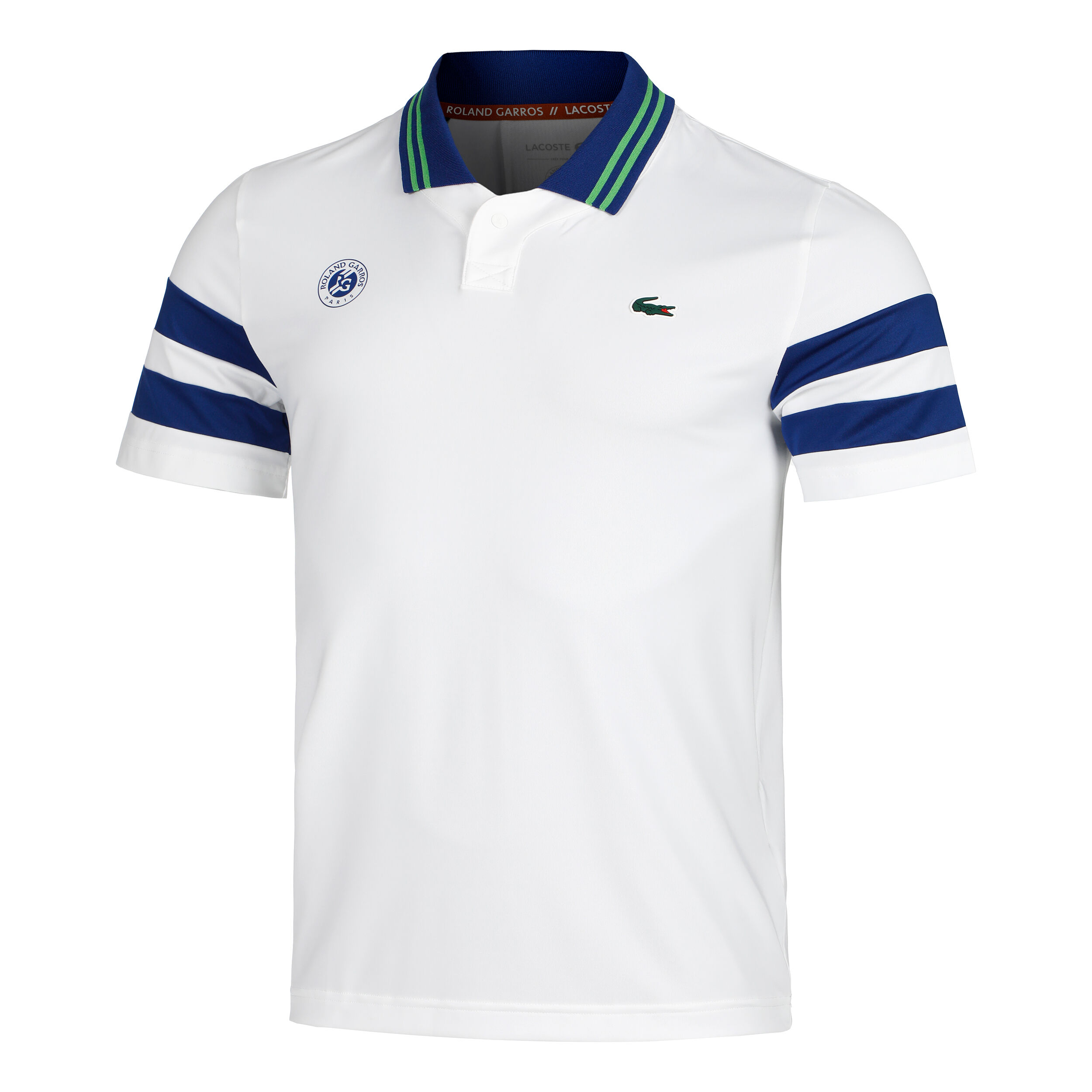 Polo Herren - Weiß, Dunkelblau