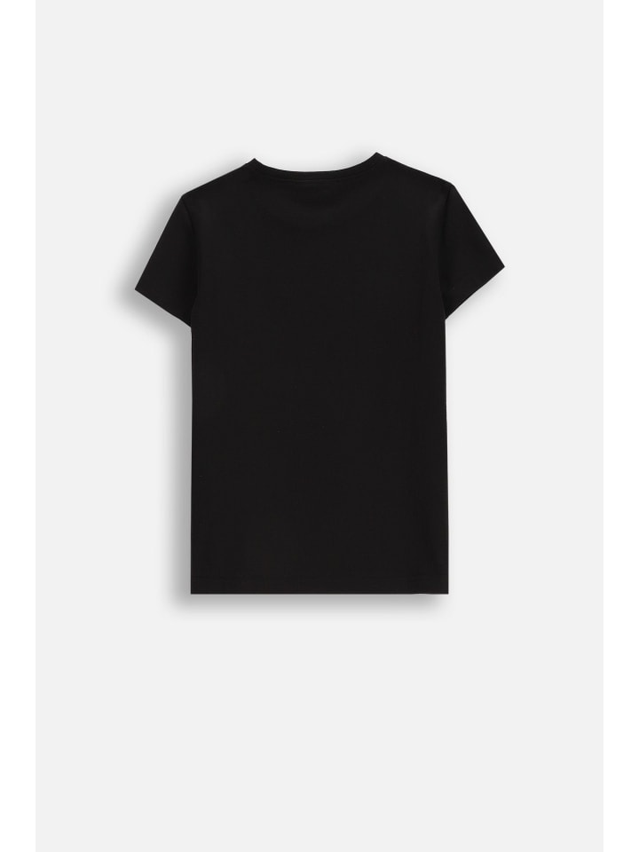 Coccodrillo T-Shirt mit kurzen Ärmeln in schwarz günstig kaufen