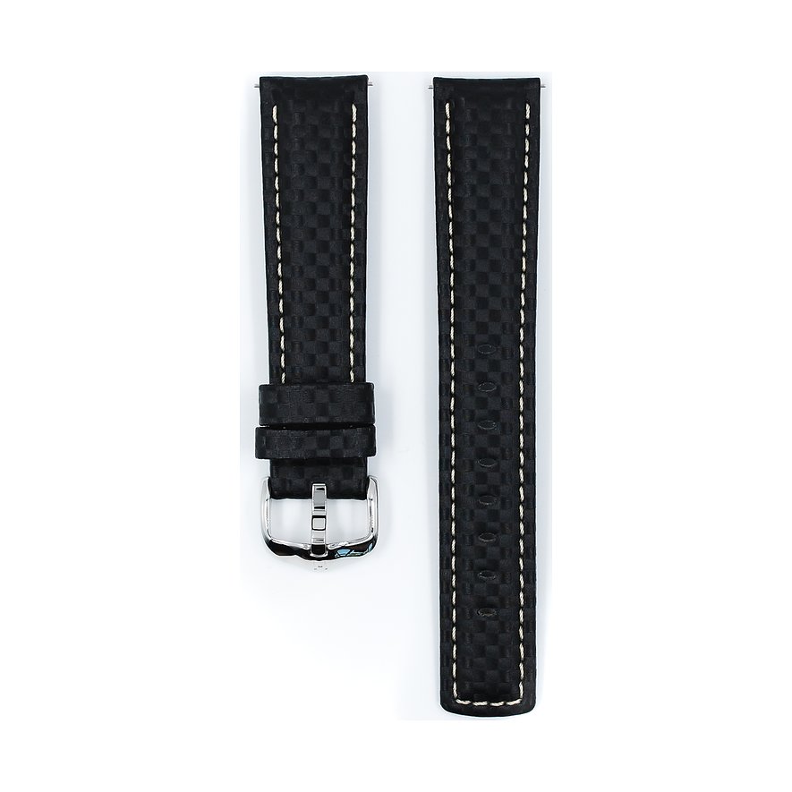 Hirsch Lederband Carbon