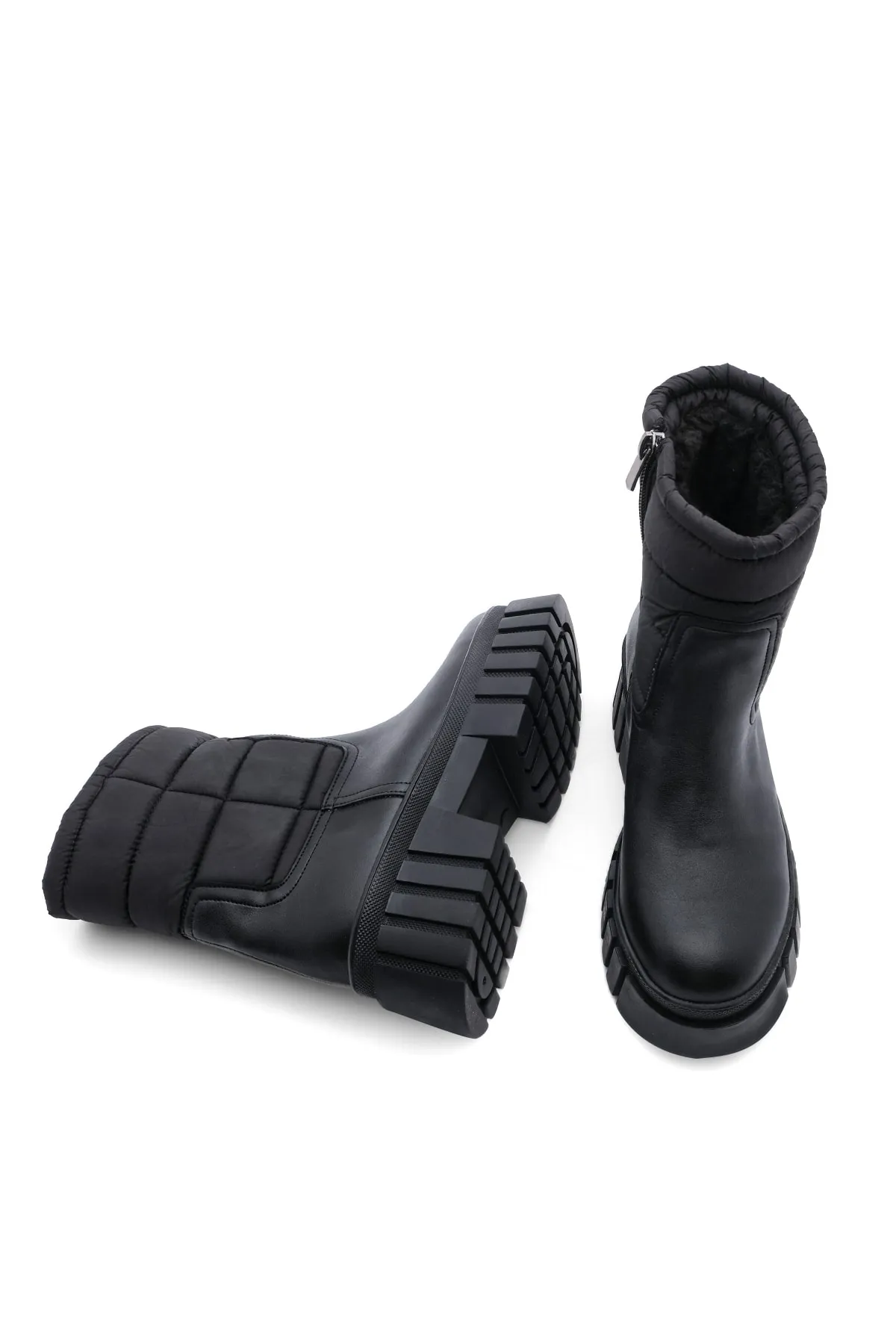 Marjin  Stiefelette - Schwarz - Blockabsatz