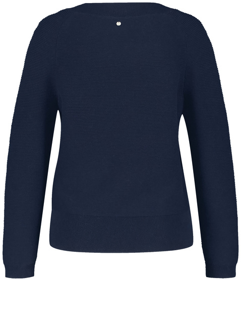 Pullover mit Raglanarm und Struktur-Strick